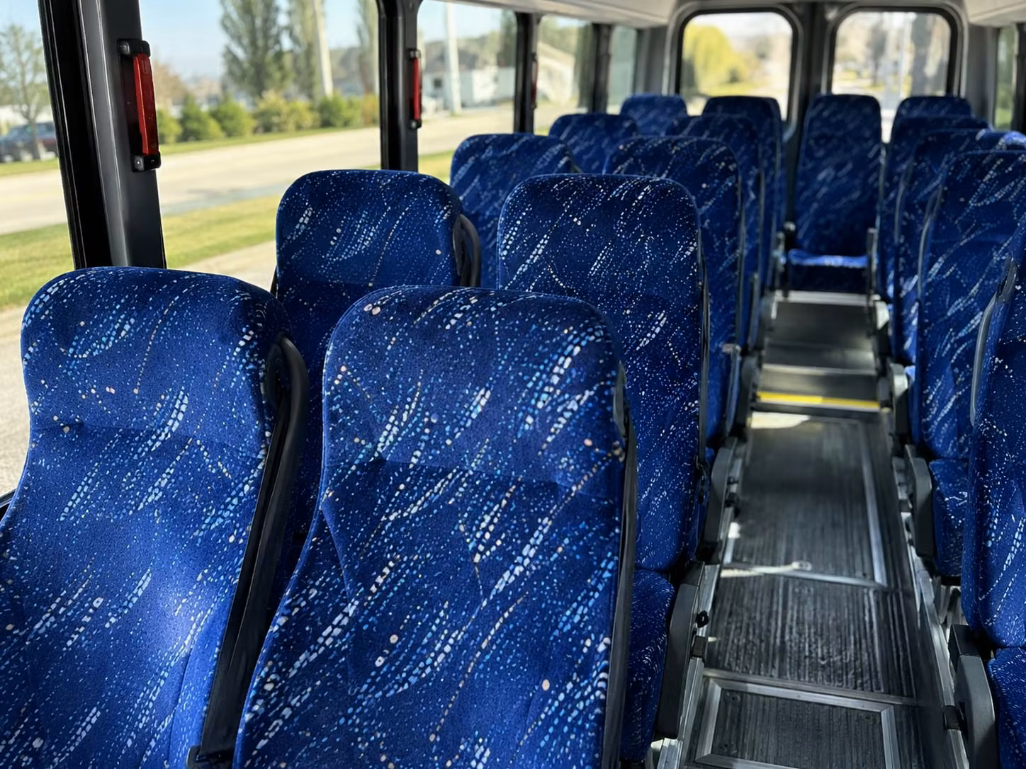 15 passenger minibus interior