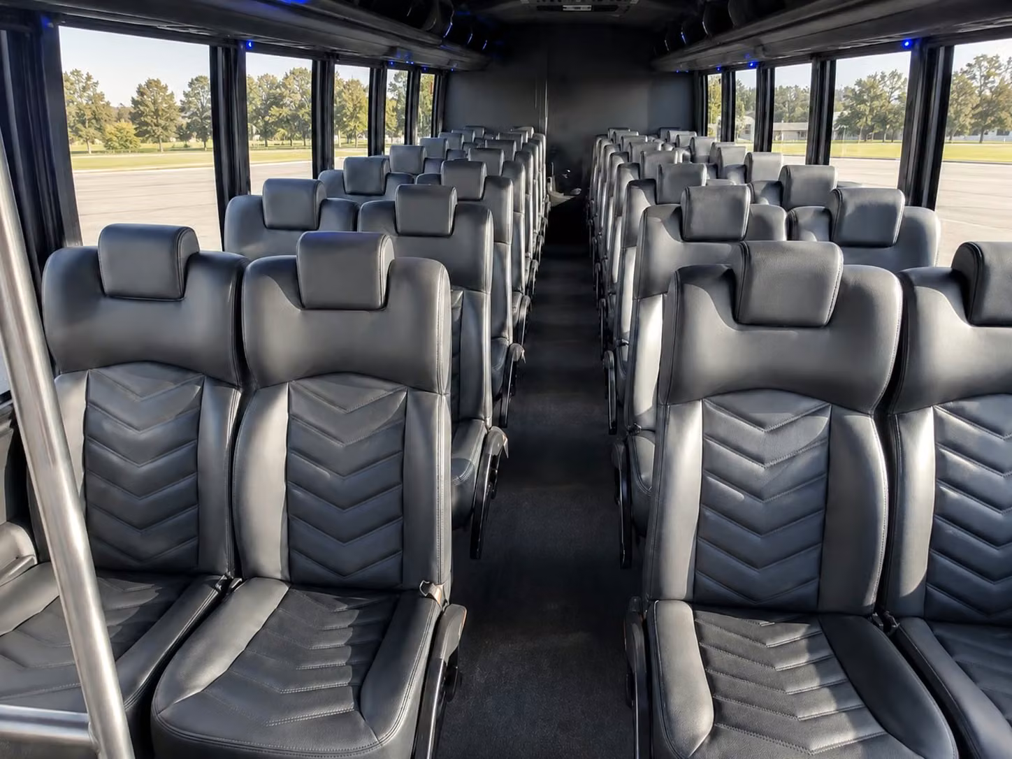 20 passenger minibus interior