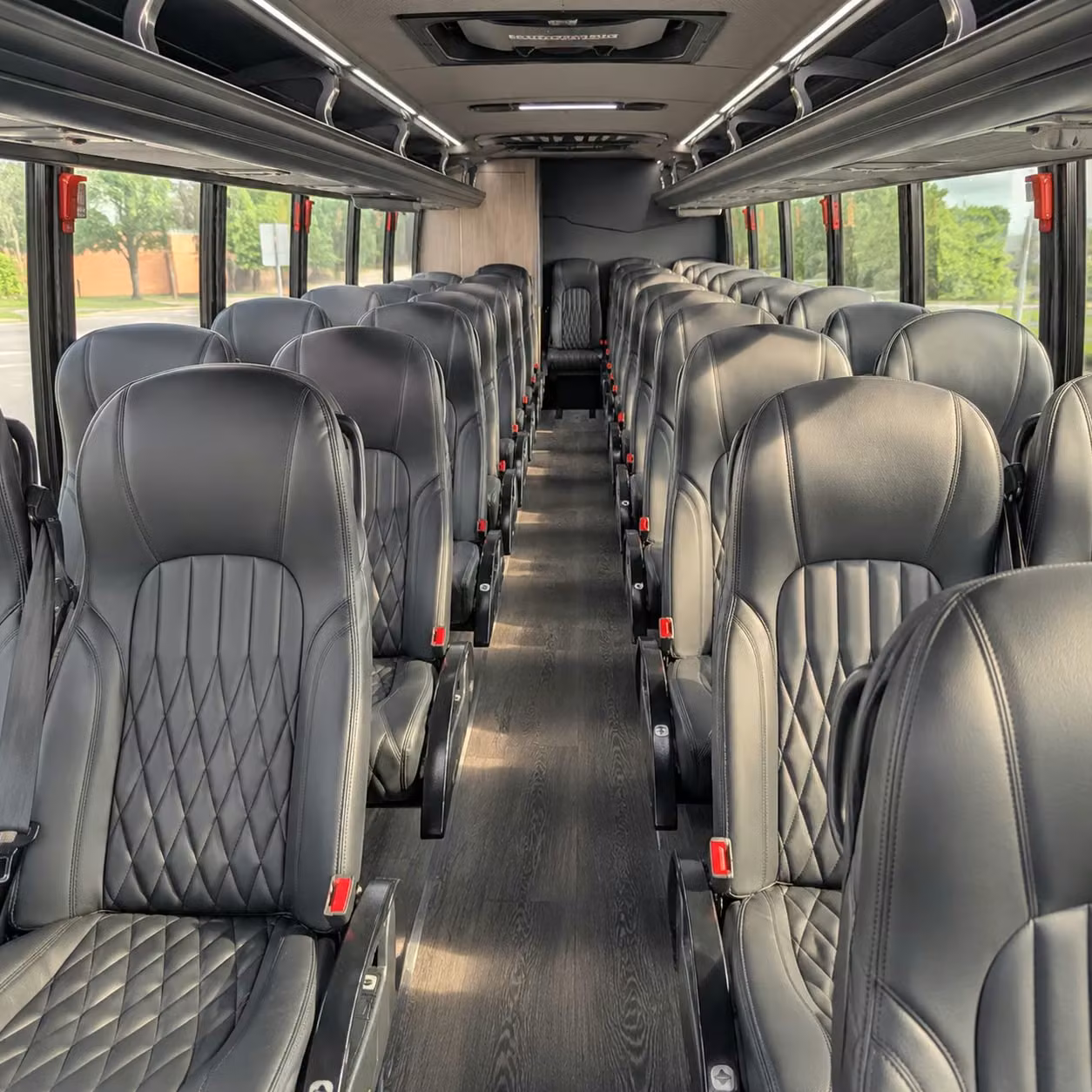 25 passenger minibus interior