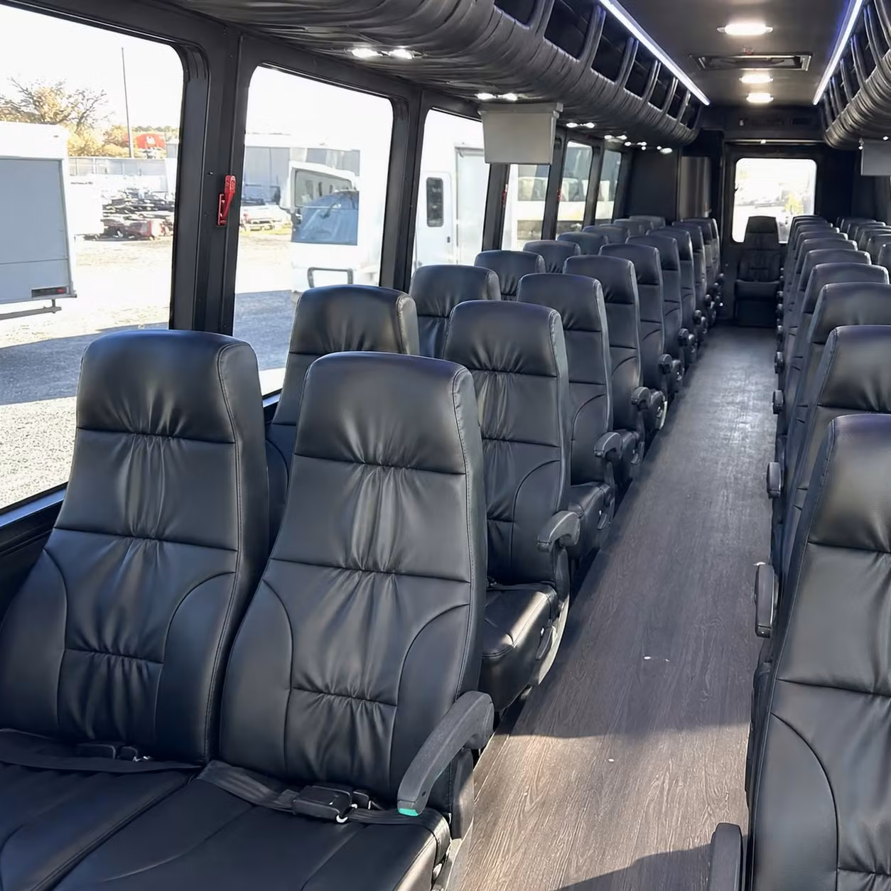 28 passenger minibus interior