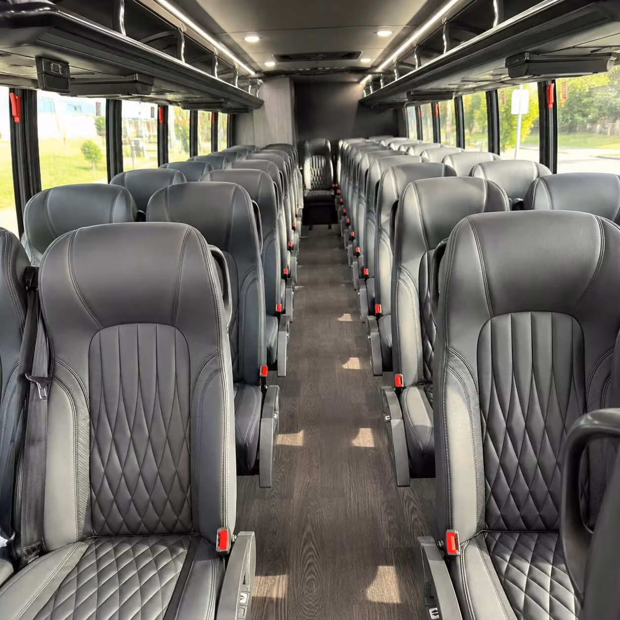 30 passenger minibus inside