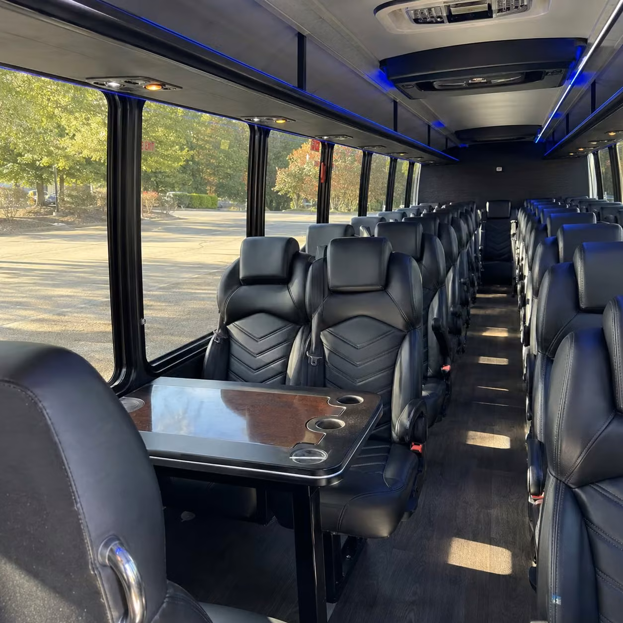 30 passenger minibus interior