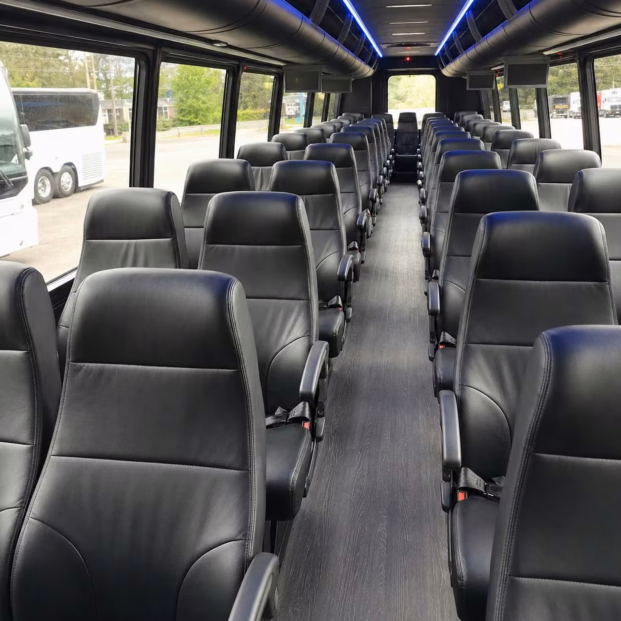 35 passenger minibus inside
