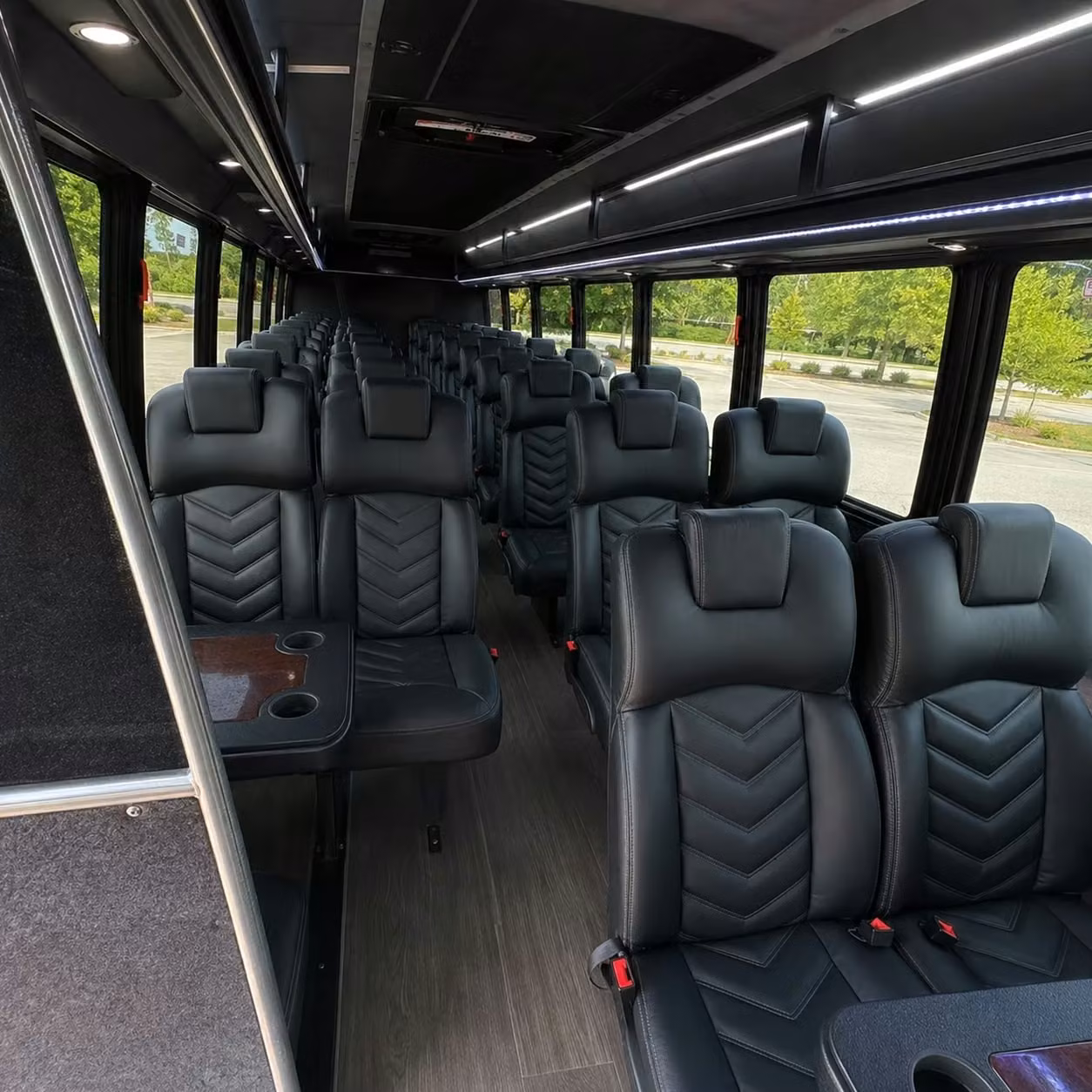 35 passenger minibus interior