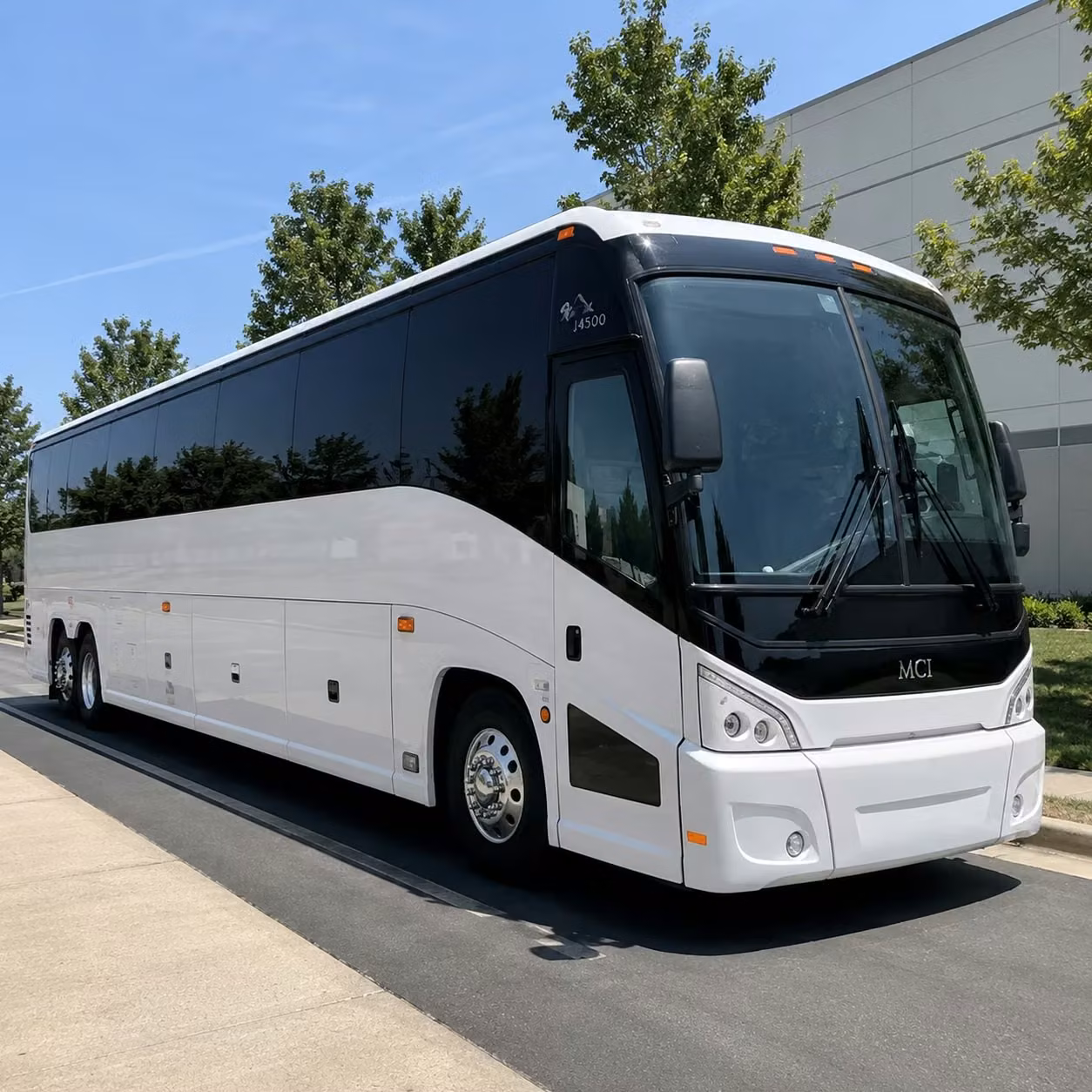 56 passenger charter bus