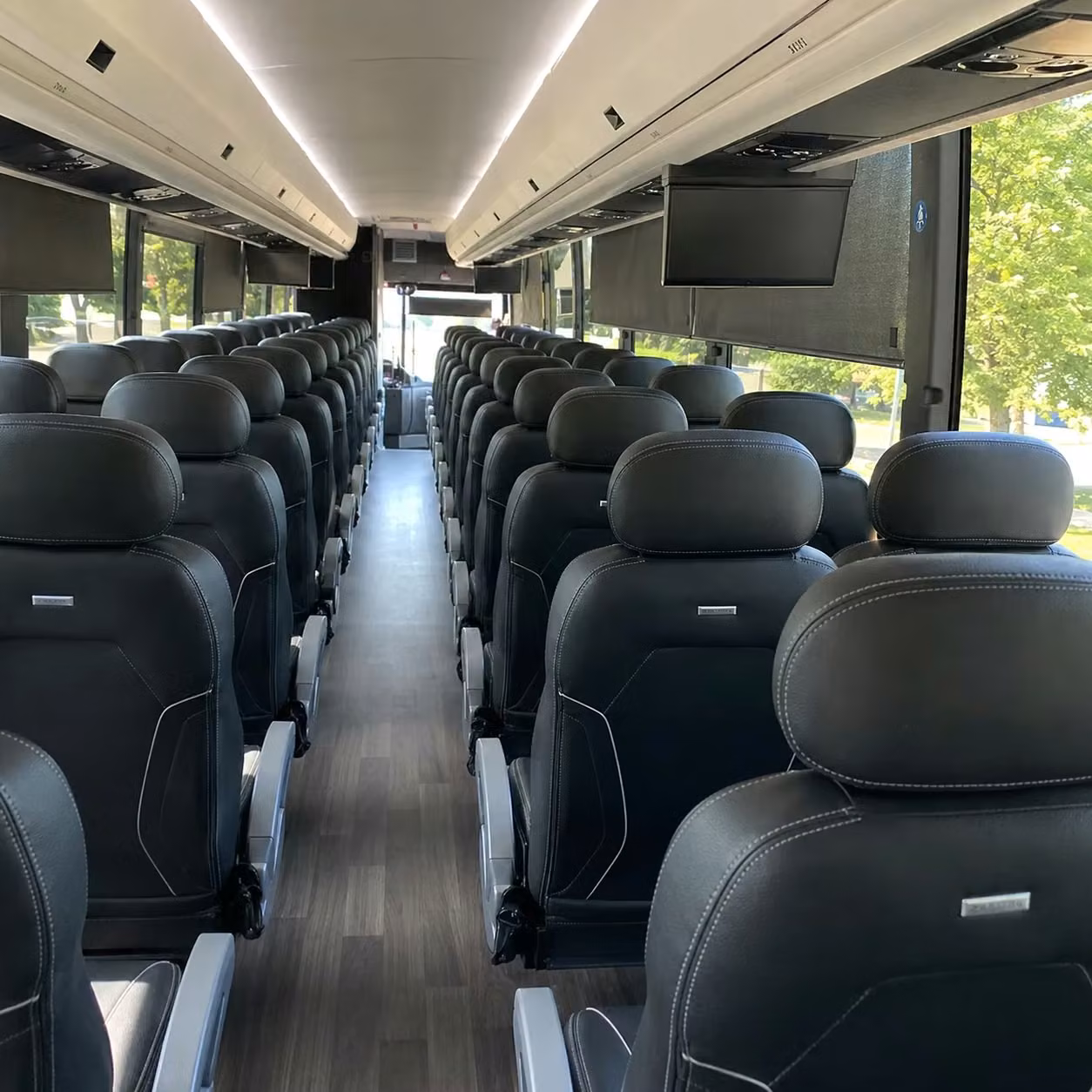 lakewood charter bus interior