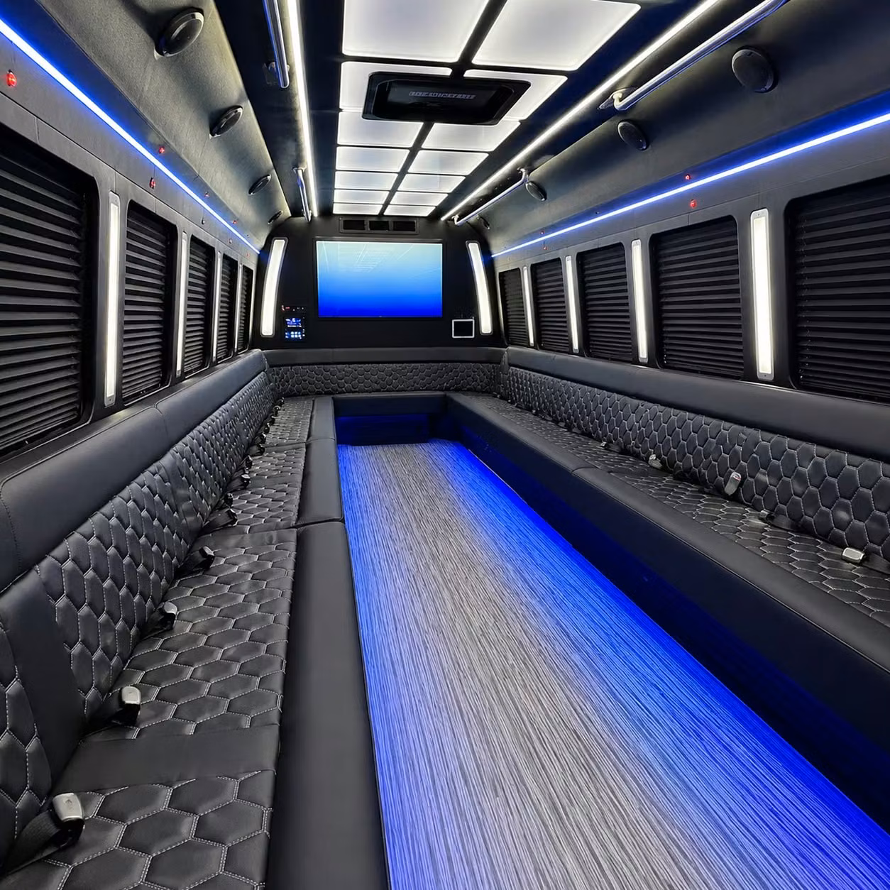 party bus interior