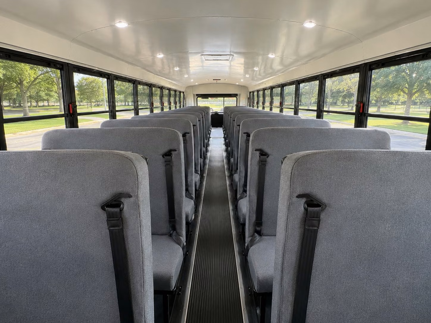 school bus interior