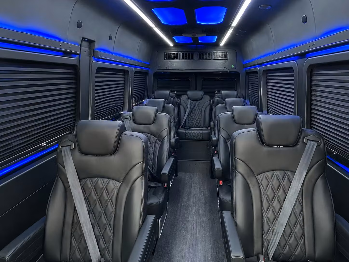 sprinter van with driver inside