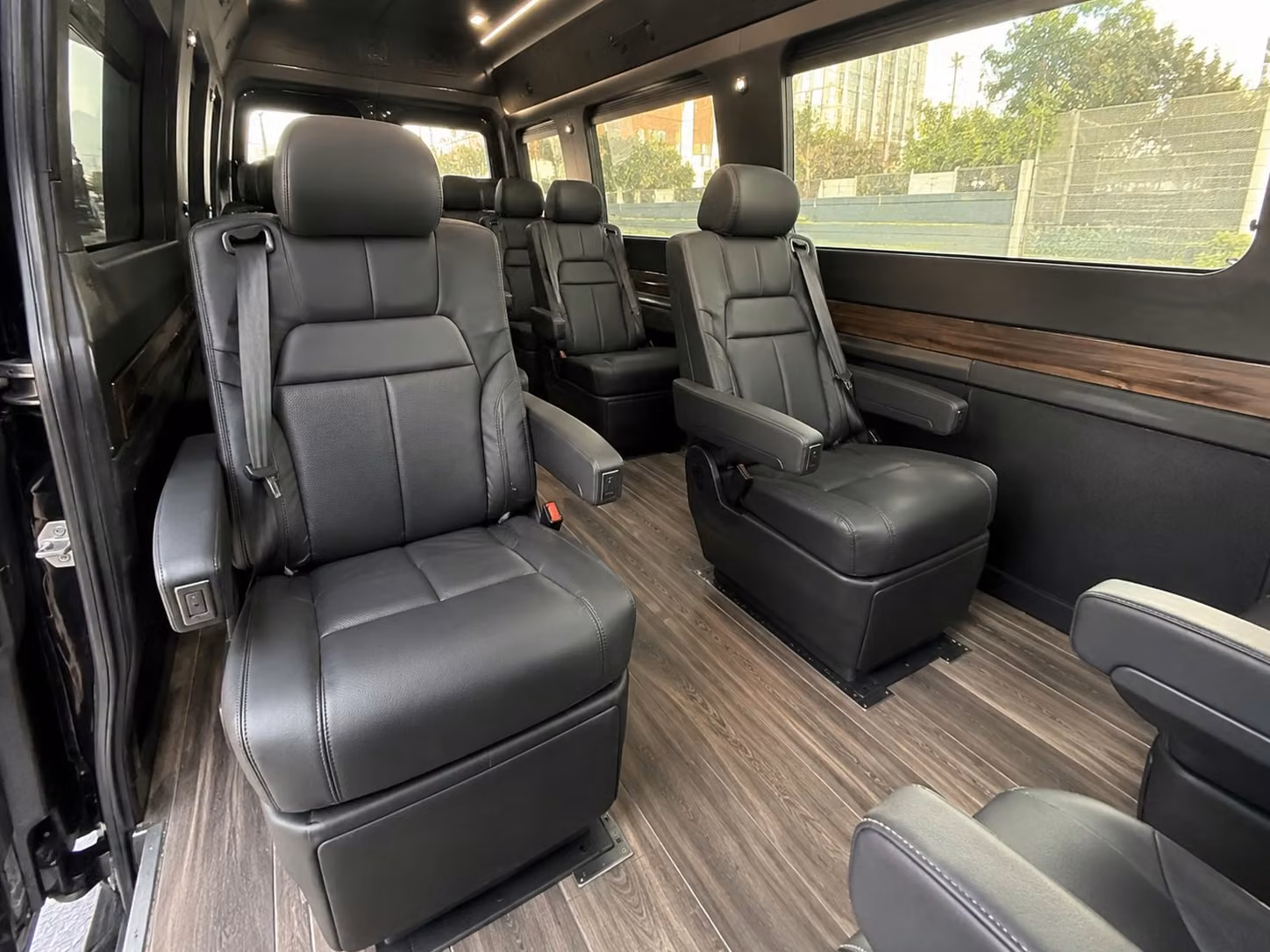 sprinter van with driver interior