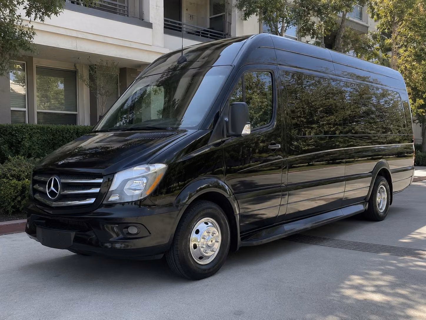sprinter van with driver